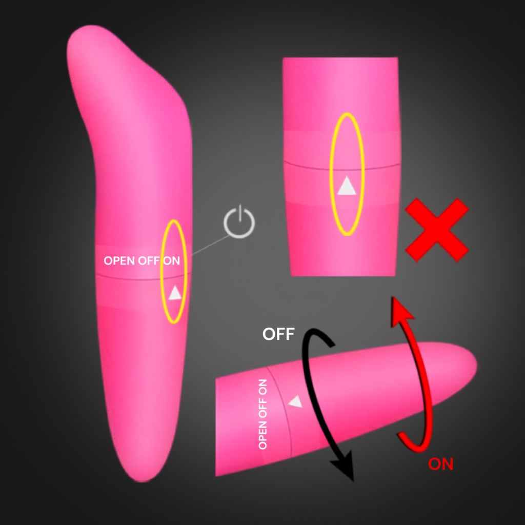 Dolphin bullet vibrator twist control instructions