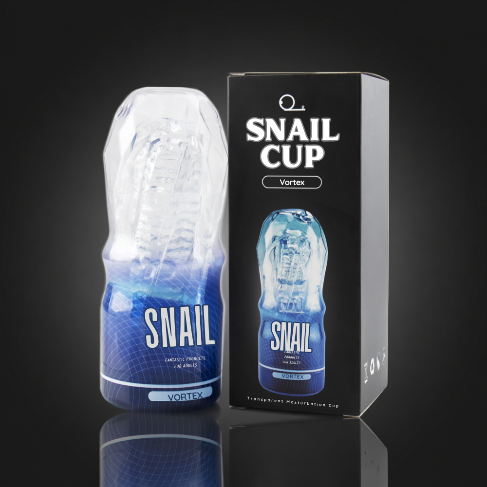 Snail Cup Male Stroker in Blue